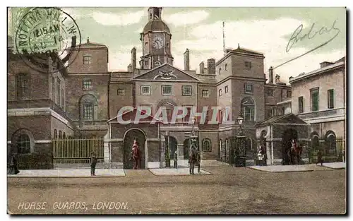 Grande Bretagne Londres London Cartes postales Horse guards