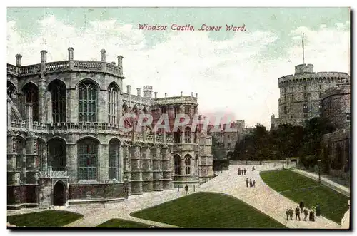 Angleterre - England - Windsor Castle - Lower Ward - Cartes postales