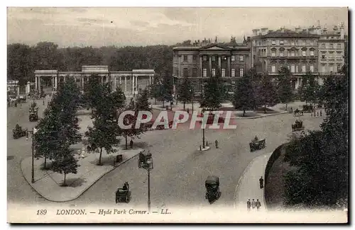 Angleterre - England - London - Hyde Park Corner - -- Ansichtskarte AK