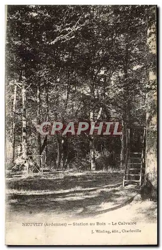 Neuvizy - Station au Bois - Le Calvaire -- Cartes postales