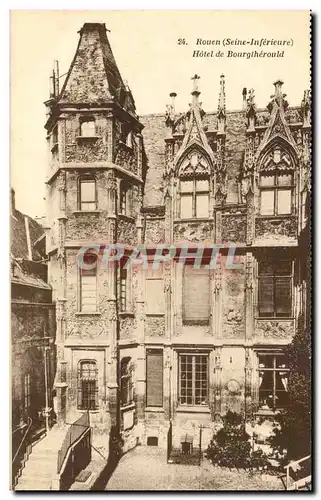 Rouen - Hotel de Bourgtherould - Cartes postales