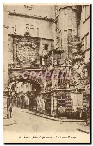 Rouen - La Grosse Horologe - Ansichtskarte AK