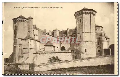 saumur - Chateau ensemble sud - Cartes postales