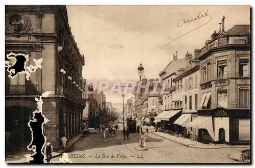 Cartes postales Reims La rue de VEsle