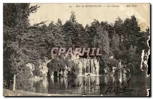 Ansichtskarte AK Paris Bois de Boulogne La cascade