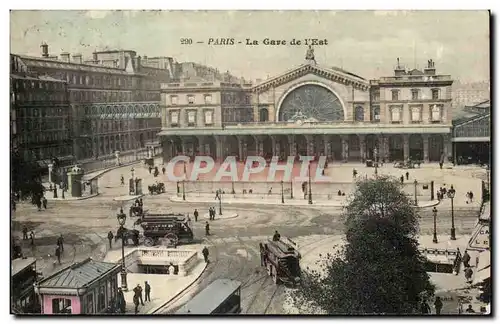 Cartes postales Paris Gare de l&#39Est