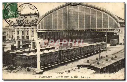Bordeaux - Gare du Midi - Le Hall - train - Ansichtskarte AK