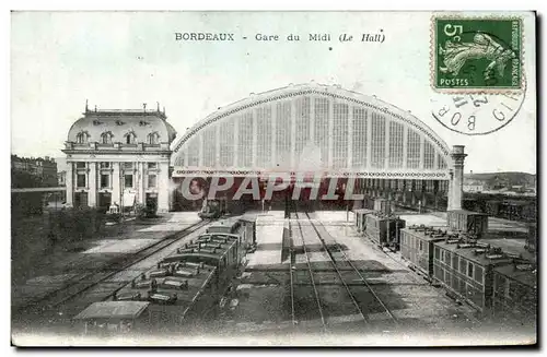 Bordeaux - Gare du Midi - Le Hall - train - Ansichtskarte AK