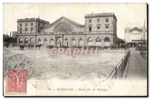 Bordeaux - Gare de la Bastide - train - Ansichtskarte AK