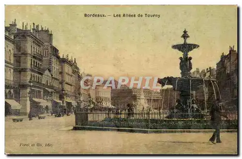 Bordeaux - Les Allees de Tournay - Carte Toilet - Ansichtskarte AK