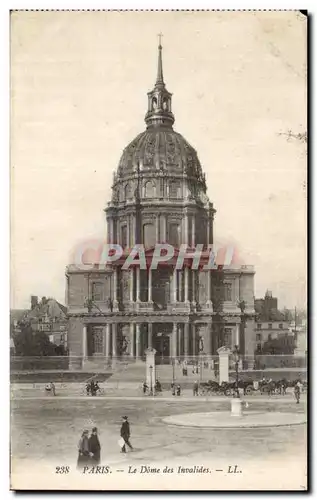 Paris - 7 - Le Dome des Invalides - Napoleon - cheval - Cartes postales