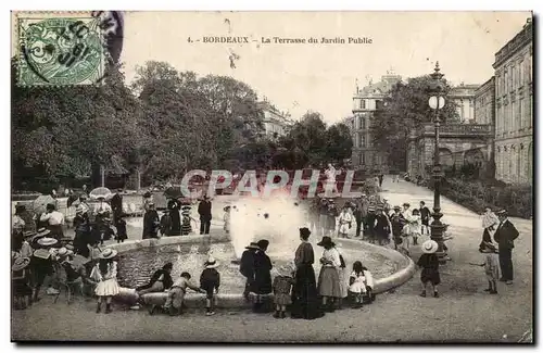 Bordeaux - La Terrasse du Jardin Public - La Grand Fontaine - enfants - children playing - beautiful
