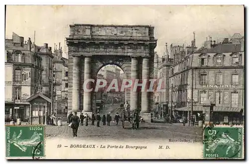 Bordeaux - La Porte de Bourgogne - Ansichtskarte AK