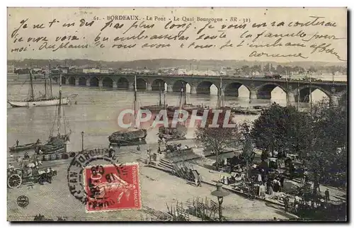 Bordeaux - Le Pont Le Quai Bourgogne - Cartes postales