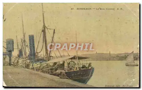 Bordeaux - Le Quai Carnot - Cartes postales