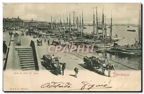 Bordeaux - Quai du Pont St Jean - Cartes postales
