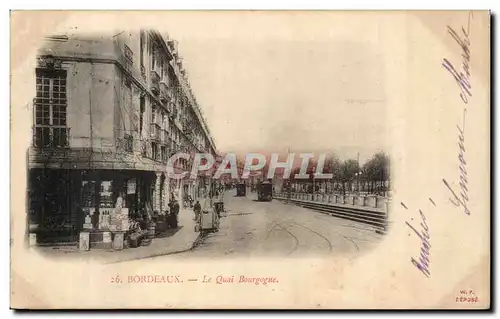 Bordeaux - Le Quai Bourgogne - Ansichtskarte AK