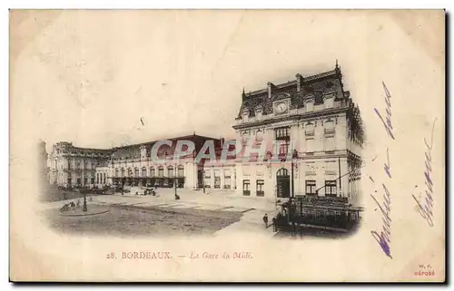 Bordeaux - La Gare du Midi - Cartes postales