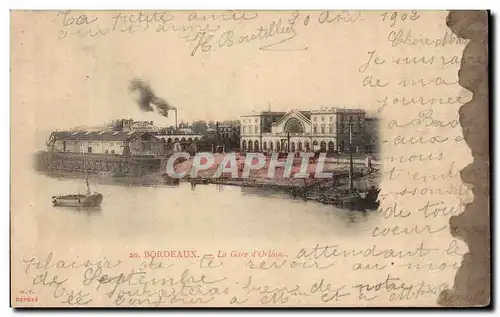 Bordeaux - La Gare d'Orleans - Cartes postales