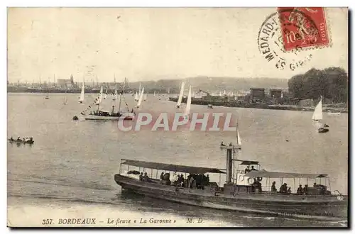 Bordeaux - Bateaux - Le Fleuve La Garonne - Cartes postales