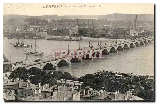 Bordeaux - Le Port Vue d'ensemble - Cartes postales
