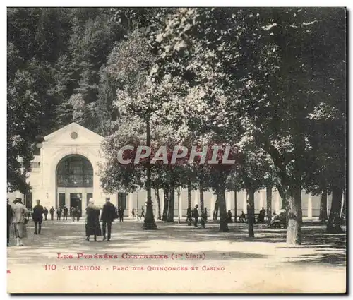 Luchon - Parc des Quinconces et Casino - Cartes postales