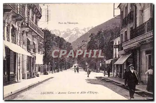 Luchon - Avenue Carnot et Allee d&#39Etigny - Cartes postales