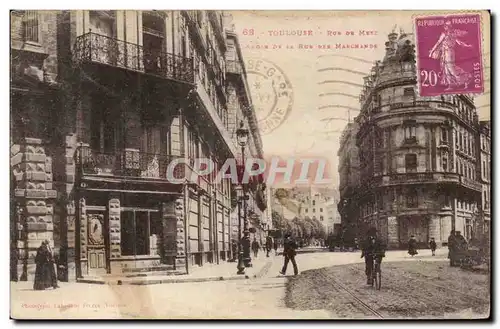 Toulouse Cartes postales Rue de Metz Angle de la rue des Marchands