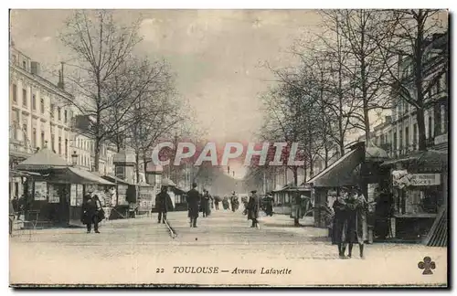 Toulouse Cartes postales Avenue Lafayette