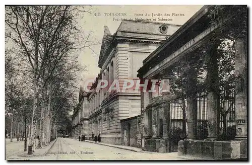 Toulouse Cartes postales Porte du jardin des plantes Faculte de Medecine et de Sciences