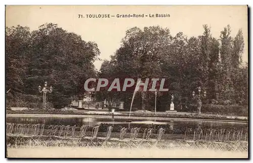 Toulouse Ansichtskarte AK Grand rond Le bassin