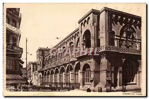 Toulouse Ansichtskarte AK Carrefour Rue de Metz et rue d&#39Alsace Lorraine A droite le musee