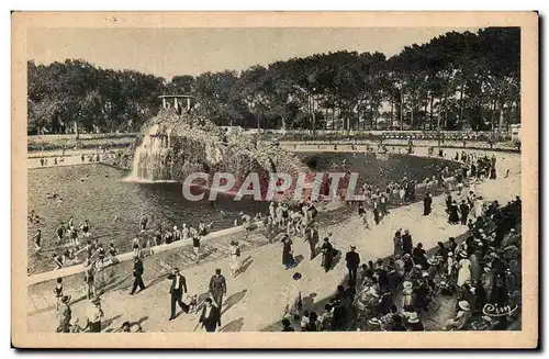 Toulouse Ansichtskarte AK La piscine municipale du parc toulousain le rocher et la plage des enfants