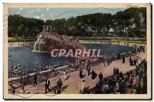 Toulouse Ansichtskarte AK La piscine municipale du parc toulousain le rocher et la plage des enfants