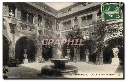 Toulouse Cartes postales le petit cloitre du musee