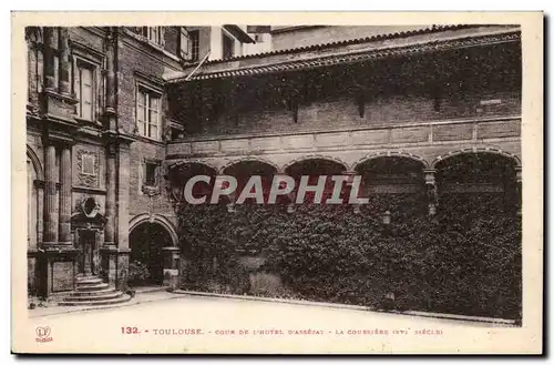 Toulouse Ansichtskarte AK Cour de l&#39hotel d&#39Assezat la Coursiere