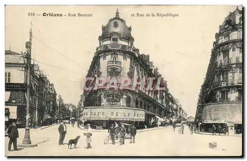 Orleans Ansichtskarte AK Rue Bannier et rue de la Republique