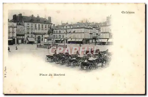 Orleans Cartes postales Place du Martroi