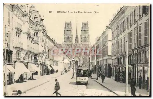 Orleans Cartes postales La rue Jeanne d&#39arc