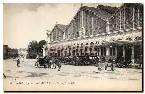 Orleans Cartes postales Place Albert 1er La gare