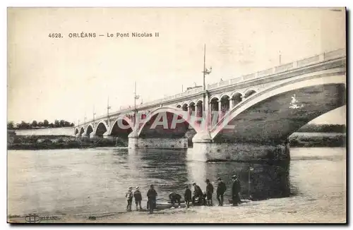 Orleans Cartes postales Le pont Nicolas II