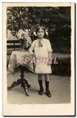 CARTE PHOTO Jeune fille (enfant)