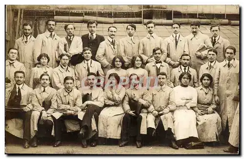 CARTE PHOTO Paris Photo de classe Etudiants