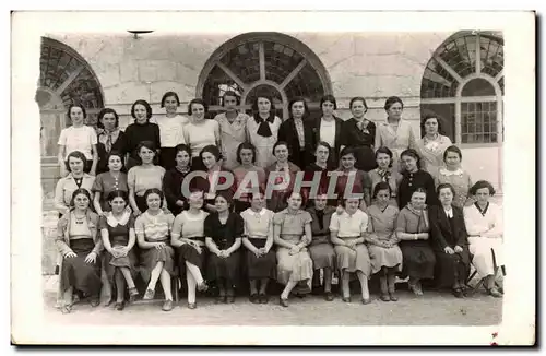 CARTE PHOTO Classe Ecole Enfants