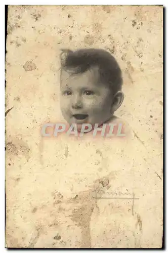 CARTE PHOTO Bebe Enfant