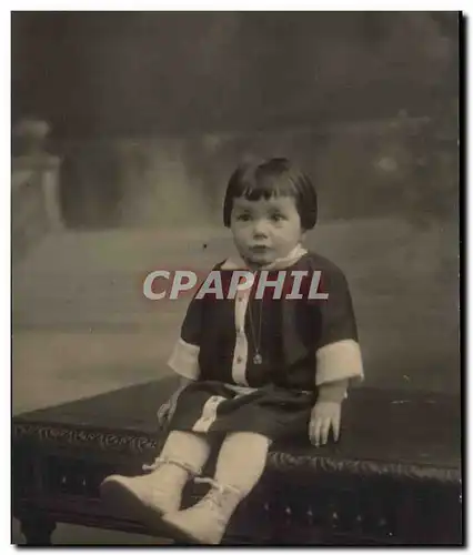 CARTE PHOTO Enfant Bebe