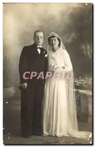 CARTE PHOTO Mariage Couple
