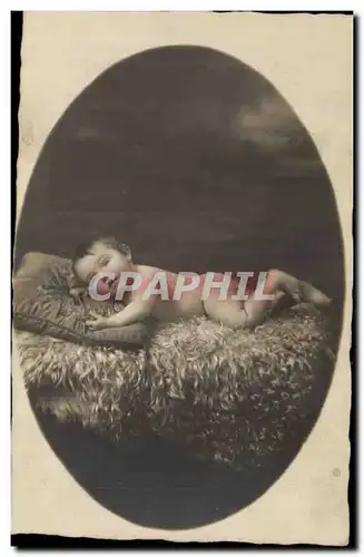 CARTE PHOTO Enfant bebe