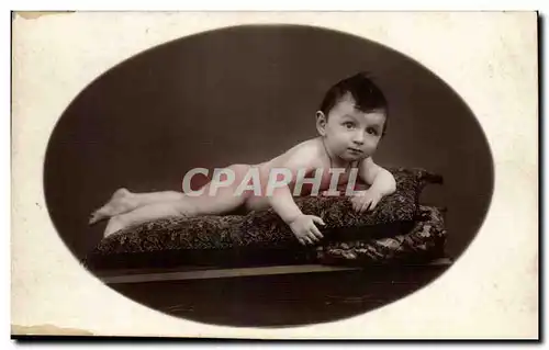 CARTE PHOTO Fantaisie Bebe Enfant