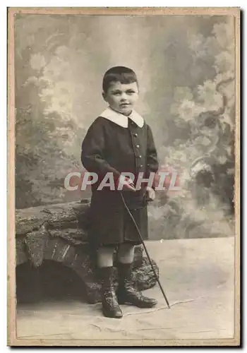 CARTE PHOTO Enfant Albi Aillaud (folklore costume)